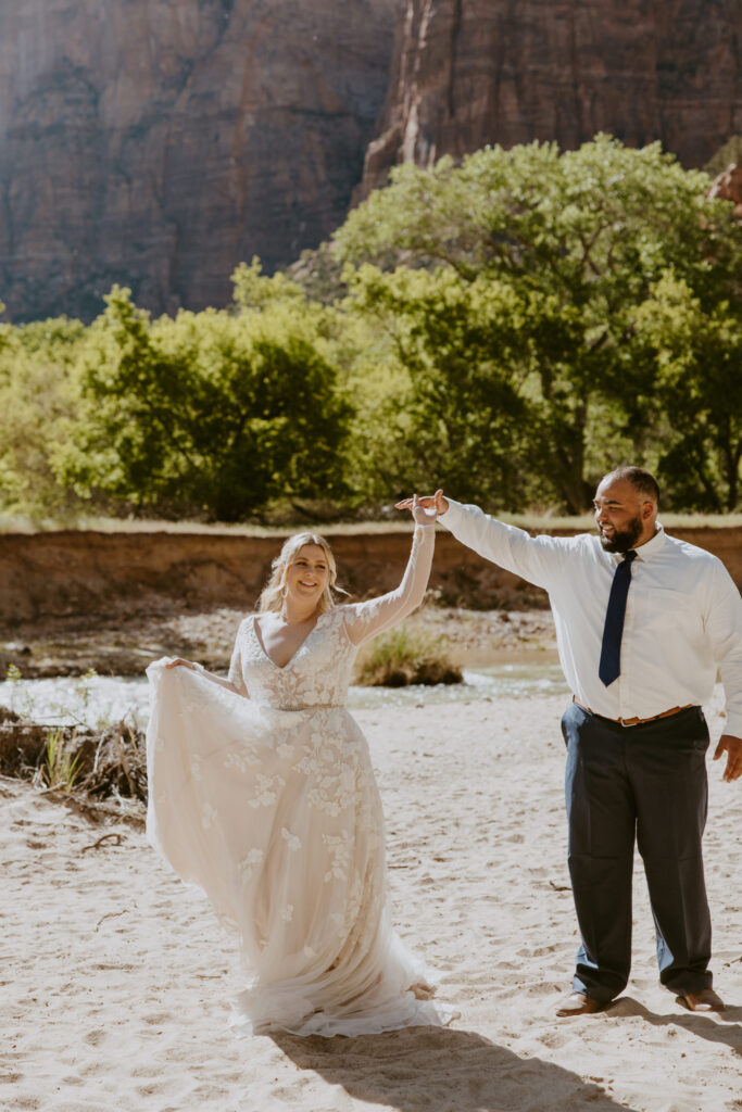 Whitney and Trenton | Zion National Park Vow Renewal | Springdale, Utah | Emily Dawn Photo | Southern Utah Wedding and Elopement Photographer