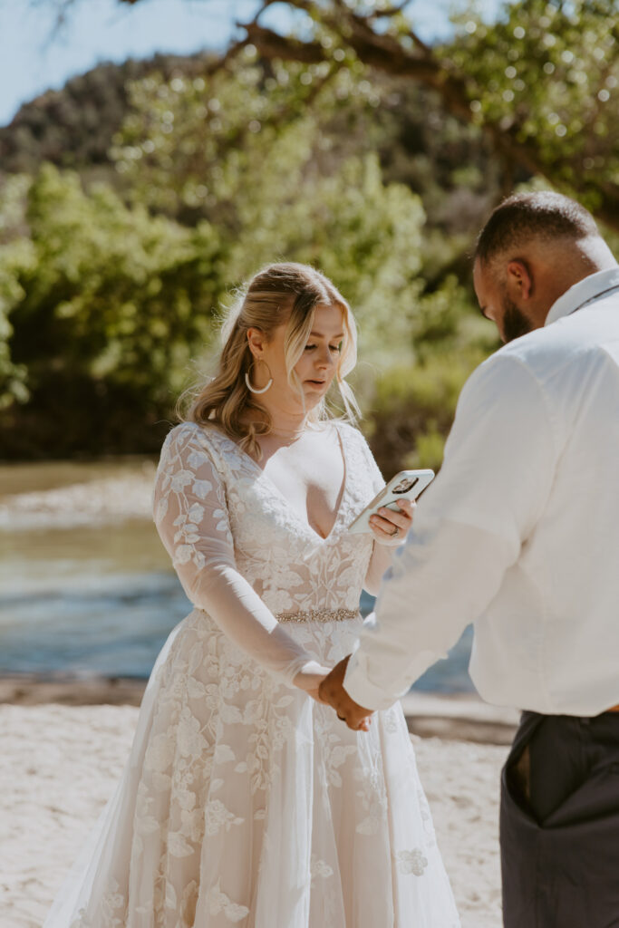 Whitney and Trenton | Zion National Park Vow Renewal | Springdale, Utah | Emily Dawn Photo | Southern Utah Wedding and Elopement Photographer