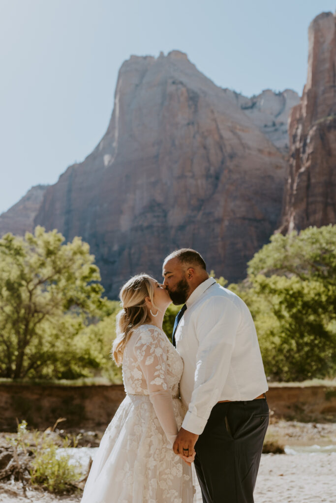 Whitney and Trenton | Zion National Park Vow Renewal | Springdale, Utah | Emily Dawn Photo | Southern Utah Wedding and Elopement Photographer