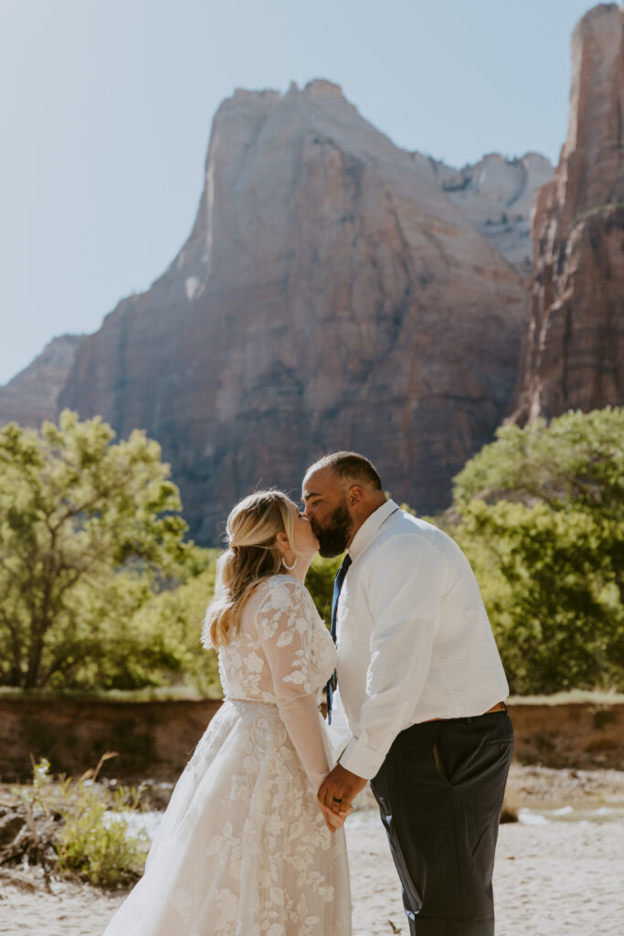 Whitney and Trenton | Zion National Park Vow Renewal | Springdale, Utah | Emily Dawn Photo | Southern Utah Wedding and Elopement Photographer