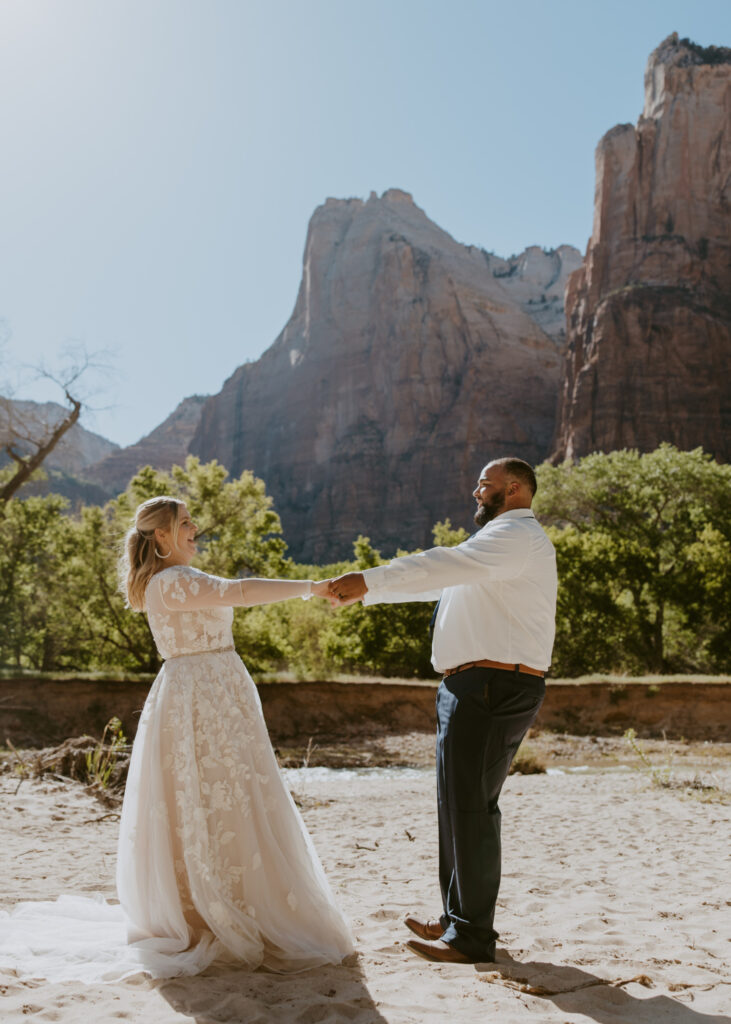 Whitney and Trenton | Zion National Park Vow Renewal | Springdale, Utah | Emily Dawn Photo | Southern Utah Wedding and Elopement Photographer