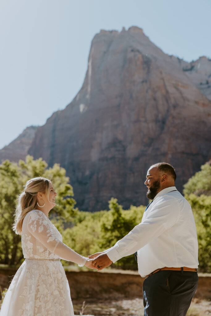 Whitney and Trenton | Zion National Park Vow Renewal | Springdale, Utah | Emily Dawn Photo | Southern Utah Wedding and Elopement Photographer