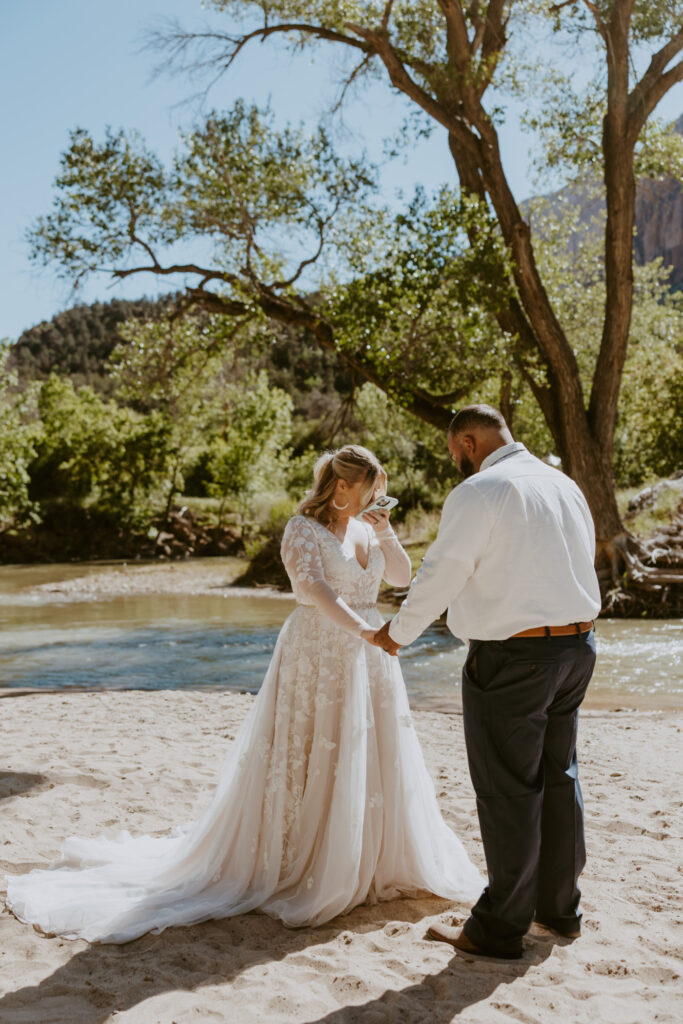 Whitney and Trenton | Zion National Park Vow Renewal | Springdale, Utah | Emily Dawn Photo | Southern Utah Wedding and Elopement Photographer