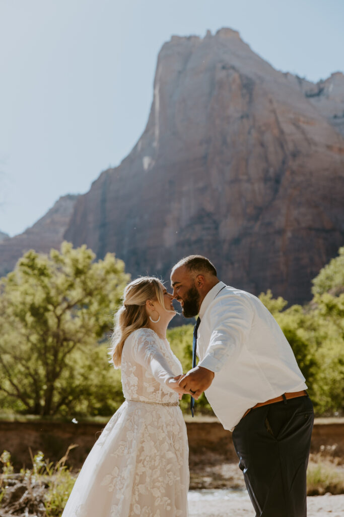 Whitney and Trenton | Zion National Park Vow Renewal | Springdale, Utah | Emily Dawn Photo | Southern Utah Wedding and Elopement Photographer