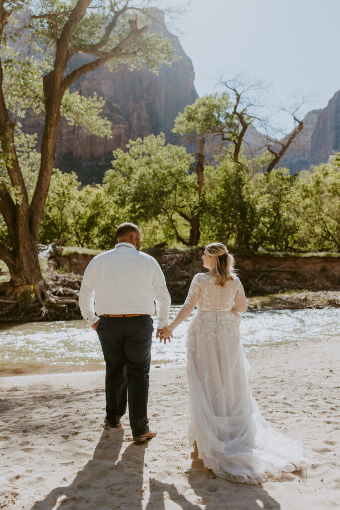 Whitney and Trenton | Zion National Park Vow Renewal | Springdale, Utah | Emily Dawn Photo | Southern Utah Wedding and Elopement Photographer