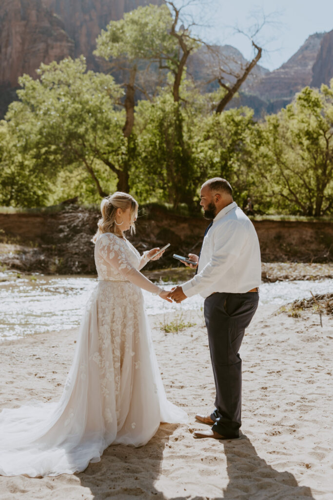 Whitney and Trenton | Zion National Park Vow Renewal | Springdale, Utah | Emily Dawn Photo | Southern Utah Wedding and Elopement Photographer