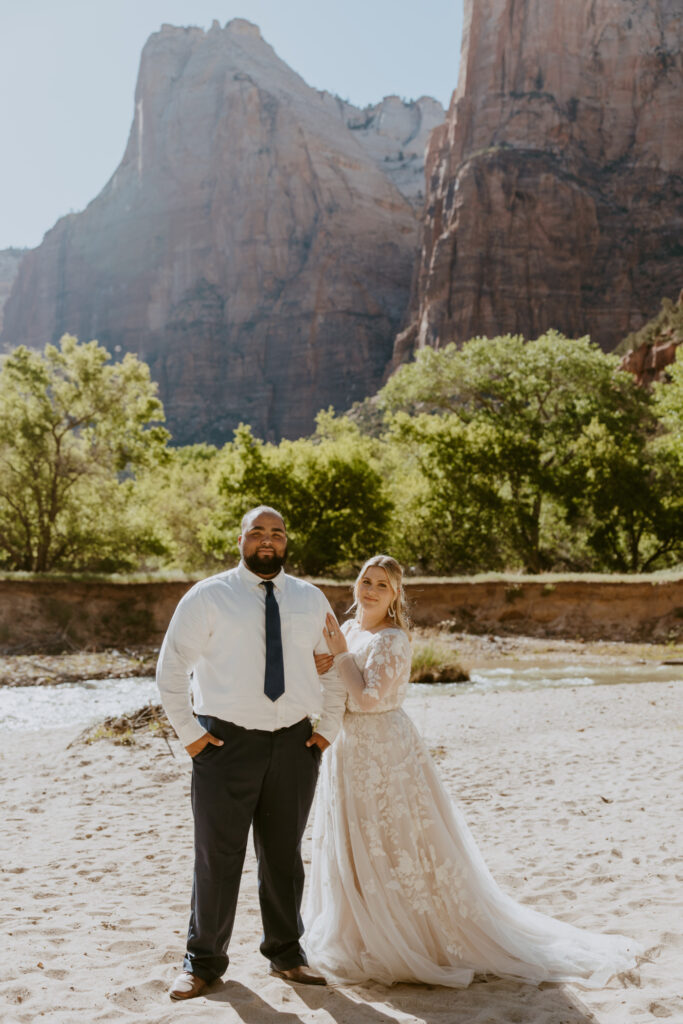 Whitney and Trenton | Zion National Park Vow Renewal | Springdale, Utah | Emily Dawn Photo | Southern Utah Wedding and Elopement Photographer