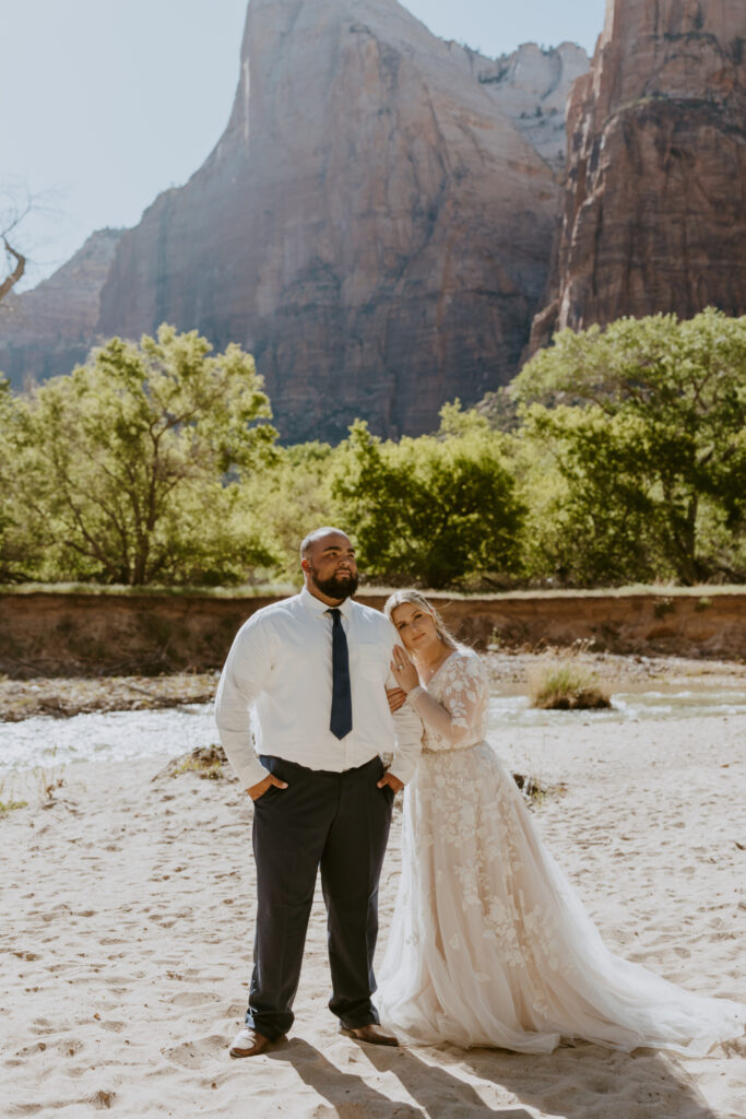 Whitney and Trenton | Zion National Park Vow Renewal | Springdale, Utah | Emily Dawn Photo | Southern Utah Wedding and Elopement Photographer