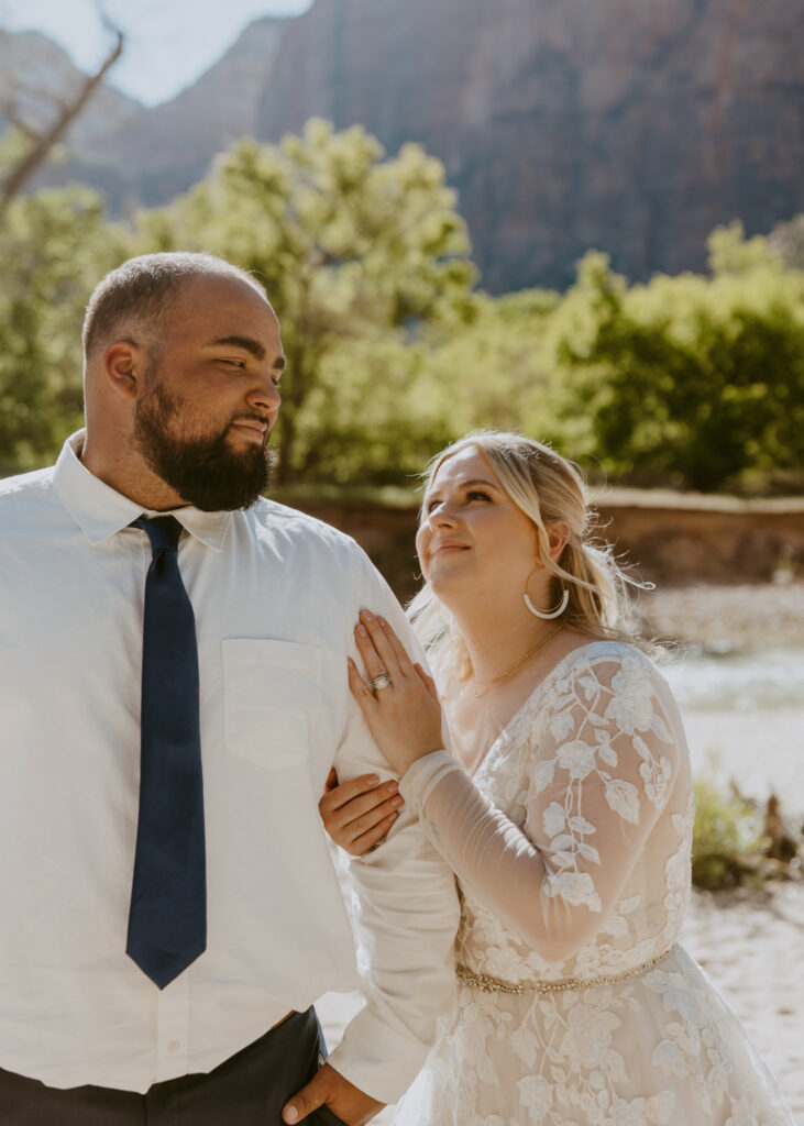 Whitney and Trenton | Zion National Park Vow Renewal | Springdale, Utah | Emily Dawn Photo | Southern Utah Wedding and Elopement Photographer