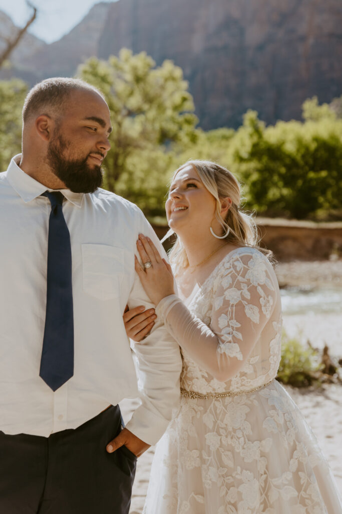 Whitney and Trenton | Zion National Park Vow Renewal | Springdale, Utah | Emily Dawn Photo | Southern Utah Wedding and Elopement Photographer