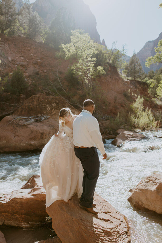 Whitney and Trenton | Zion National Park Vow Renewal | Springdale, Utah | Emily Dawn Photo | Southern Utah Wedding and Elopement Photographer