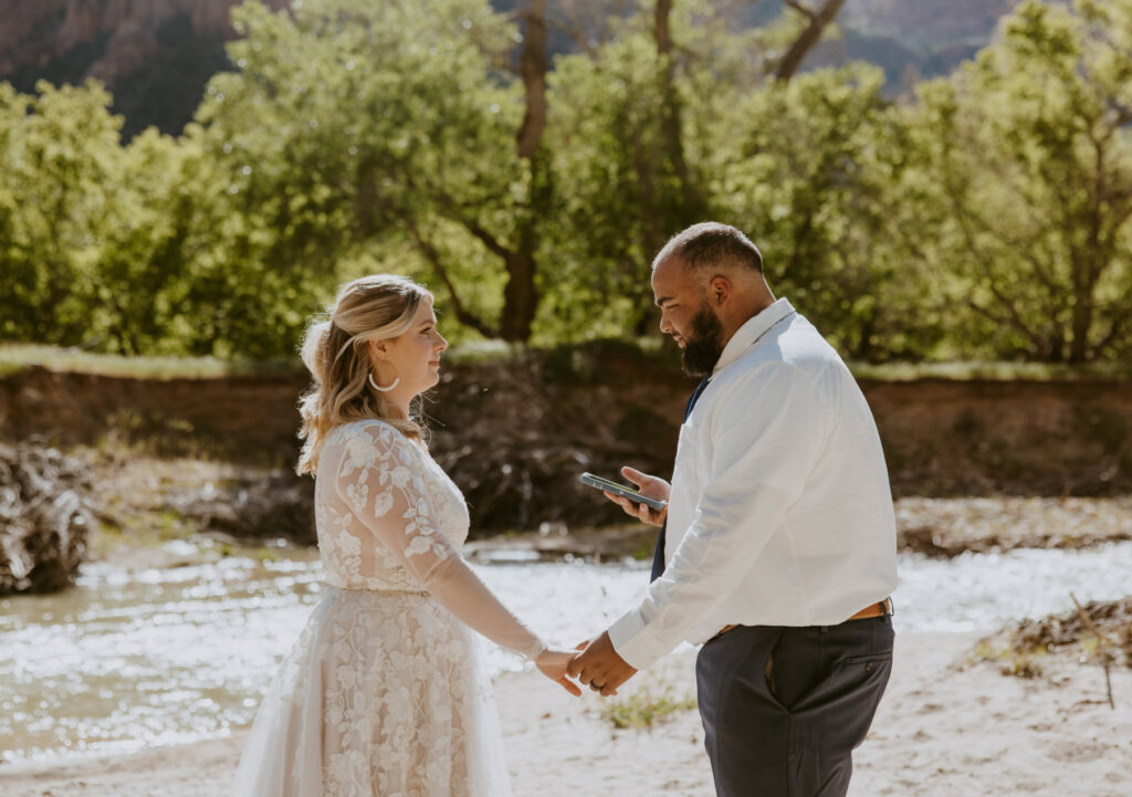 Whitney and Trenton | Zion National Park Vow Renewal | Springdale, Utah | Emily Dawn Photo | Southern Utah Wedding and Elopement Photographer