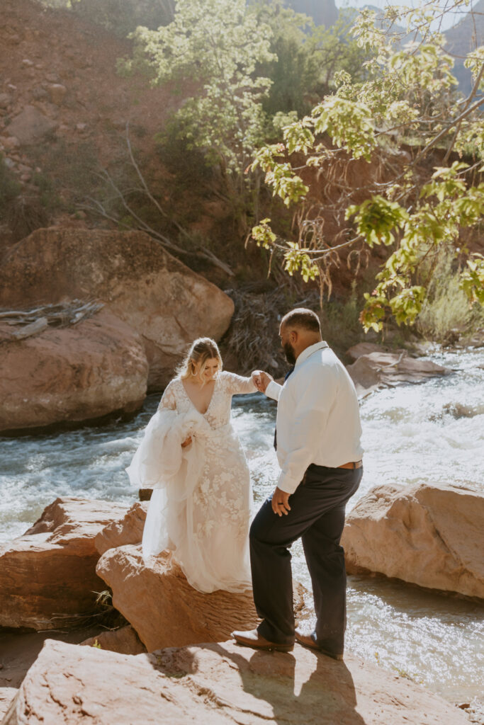 Whitney and Trenton | Zion National Park Vow Renewal | Springdale, Utah | Emily Dawn Photo | Southern Utah Wedding and Elopement Photographer