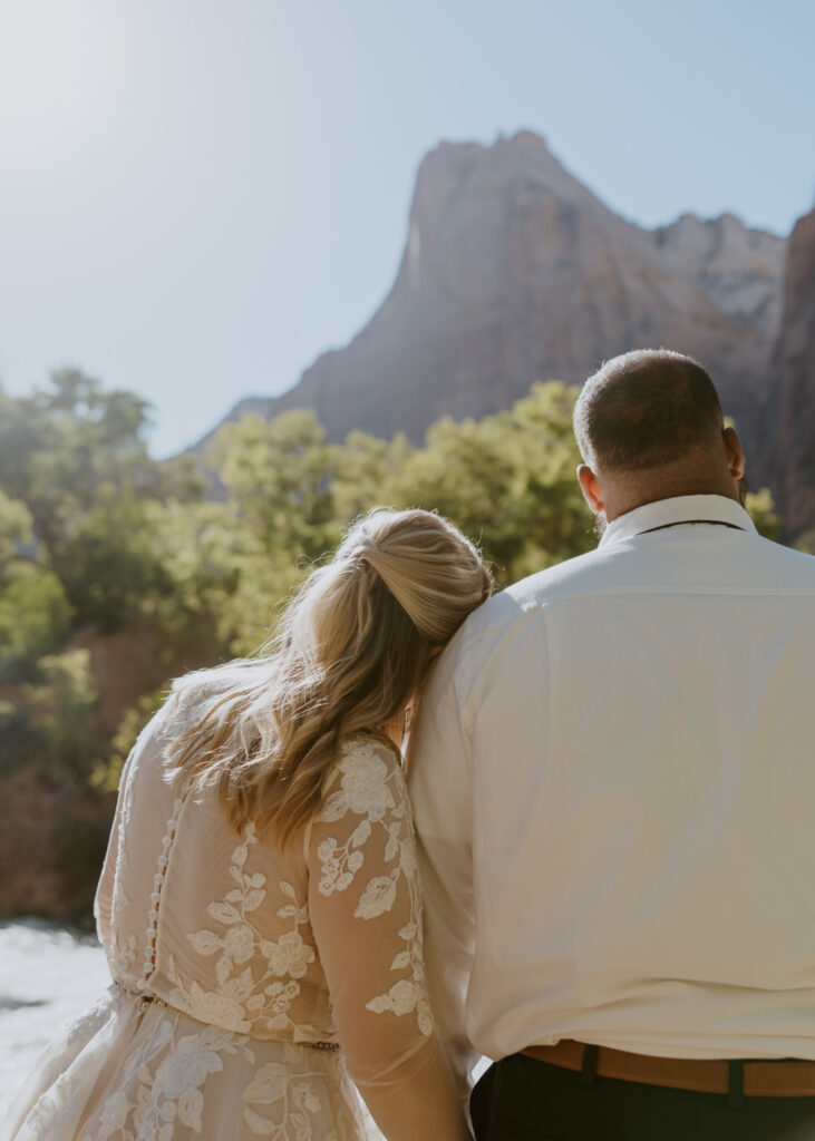 Whitney and Trenton | Zion National Park Vow Renewal | Springdale, Utah | Emily Dawn Photo | Southern Utah Wedding and Elopement Photographer