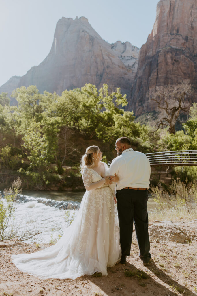 Whitney and Trenton | Zion National Park Vow Renewal | Springdale, Utah | Emily Dawn Photo | Southern Utah Wedding and Elopement Photographer