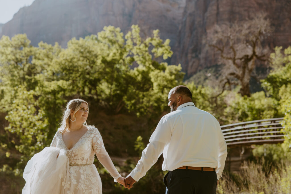 Whitney and Trenton | Zion National Park Vow Renewal | Springdale, Utah | Emily Dawn Photo | Southern Utah Wedding and Elopement Photographer