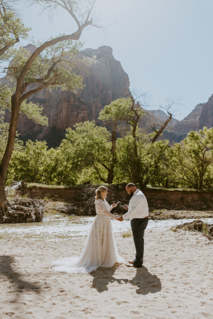 Whitney and Trenton | Zion National Park Vow Renewal | Springdale, Utah | Emily Dawn Photo | Southern Utah Wedding and Elopement Photographer