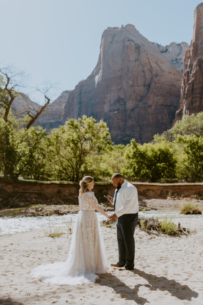 Whitney and Trenton | Zion National Park Vow Renewal | Springdale, Utah | Emily Dawn Photo | Southern Utah Wedding and Elopement Photographer