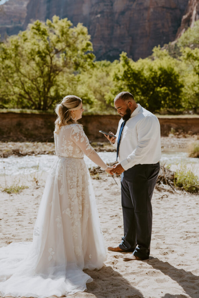 Whitney and Trenton | Zion National Park Vow Renewal | Springdale, Utah | Emily Dawn Photo | Southern Utah Wedding and Elopement Photographer