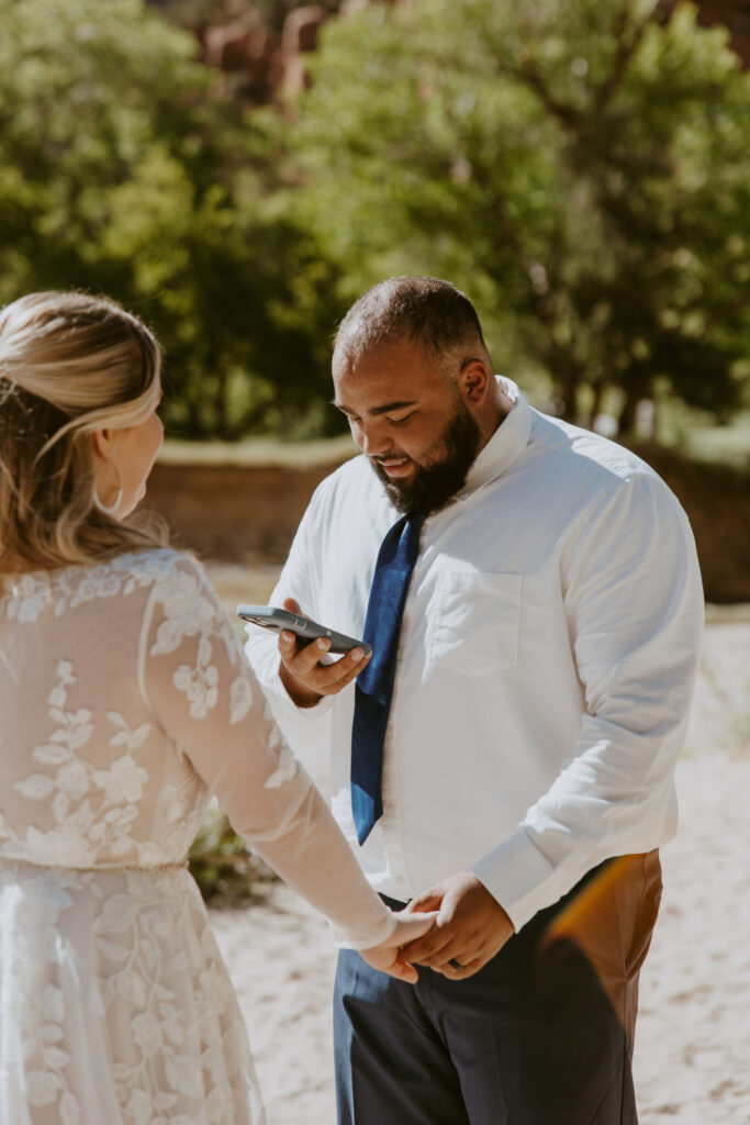 Whitney and Trenton | Zion National Park Vow Renewal | Springdale, Utah | Emily Dawn Photo | Southern Utah Wedding and Elopement Photographer