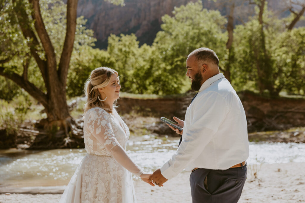 Whitney and Trenton | Zion National Park Vow Renewal | Springdale, Utah | Emily Dawn Photo | Southern Utah Wedding and Elopement Photographer