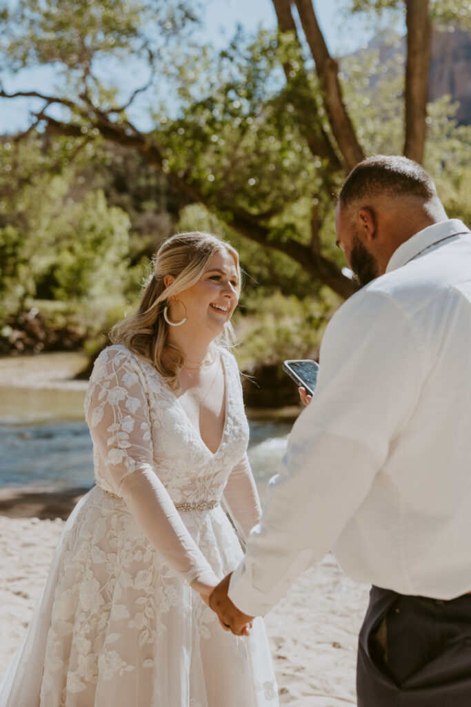 Whitney and Trenton | Zion National Park Vow Renewal | Springdale, Utah | Emily Dawn Photo | Southern Utah Wedding and Elopement Photographer