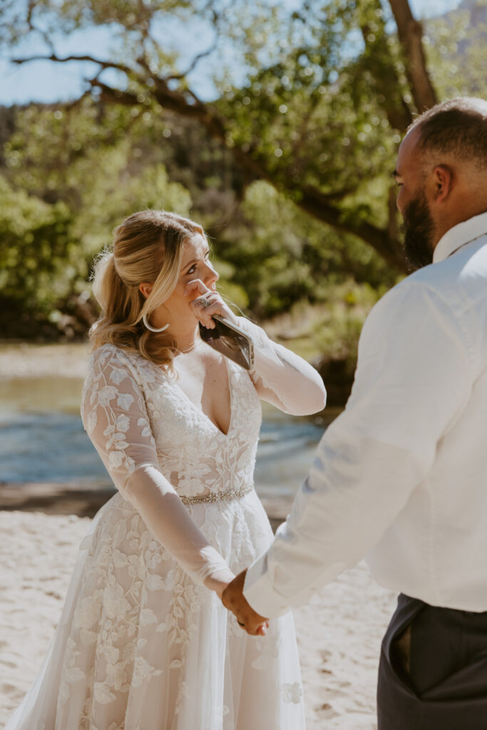 Whitney and Trenton | Zion National Park Vow Renewal | Springdale, Utah | Emily Dawn Photo | Southern Utah Wedding and Elopement Photographer