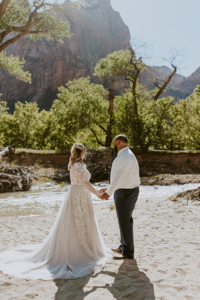 Whitney and Trenton | Zion National Park Vow Renewal | Springdale, Utah | Emily Dawn Photo | Southern Utah Wedding and Elopement Photographer