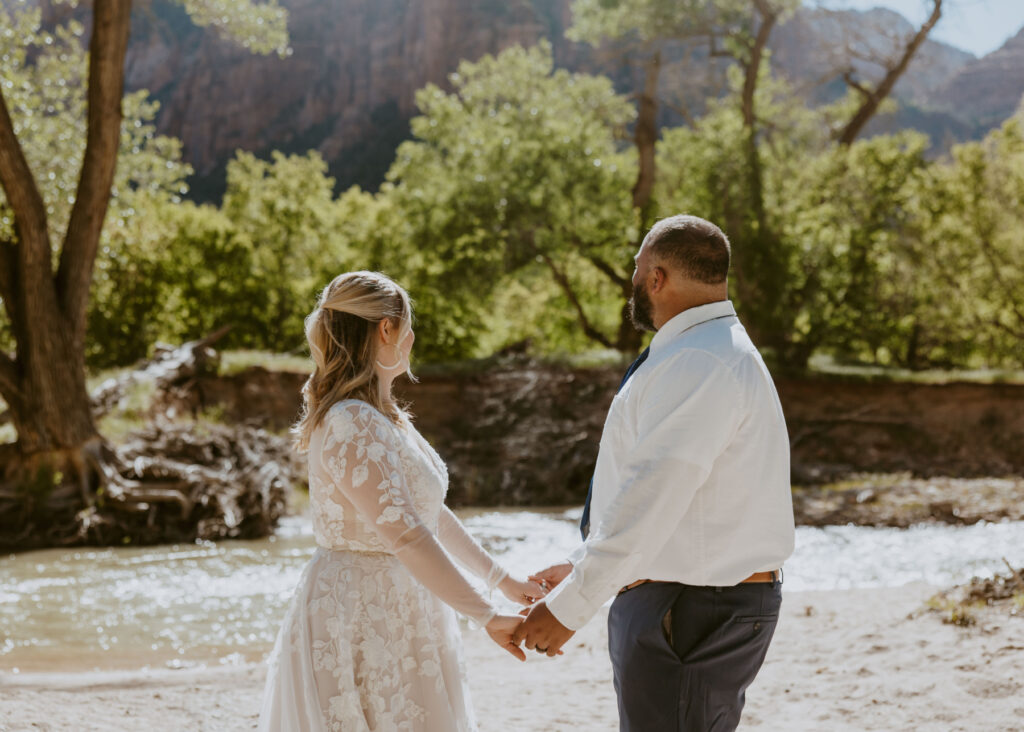 Whitney and Trenton | Zion National Park Vow Renewal | Springdale, Utah | Emily Dawn Photo | Southern Utah Wedding and Elopement Photographer