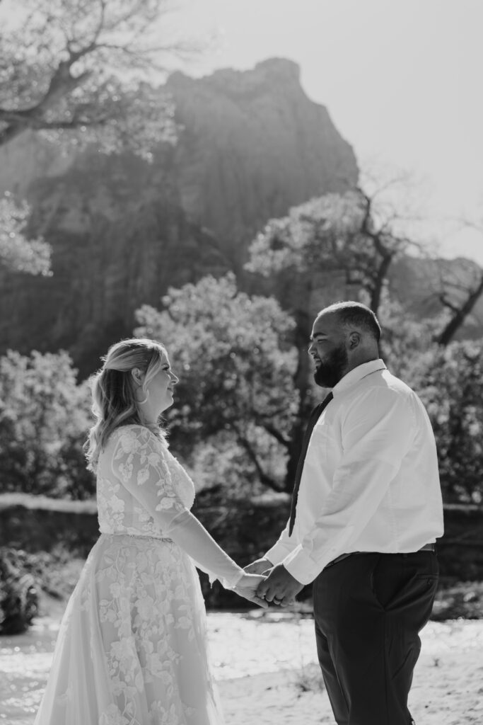 Whitney and Trenton | Zion National Park Vow Renewal | Springdale, Utah | Emily Dawn Photo | Southern Utah Wedding and Elopement Photographer