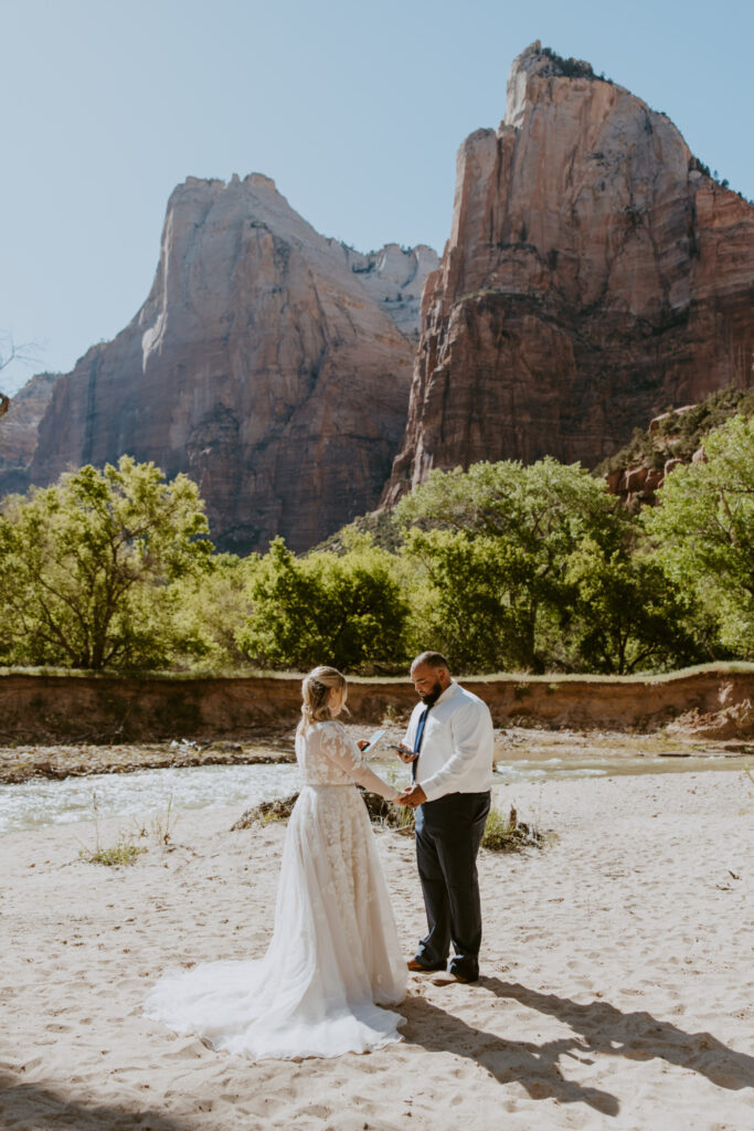 Whitney and Trenton | Zion National Park Vow Renewal | Springdale, Utah | Emily Dawn Photo | Southern Utah Wedding and Elopement Photographer