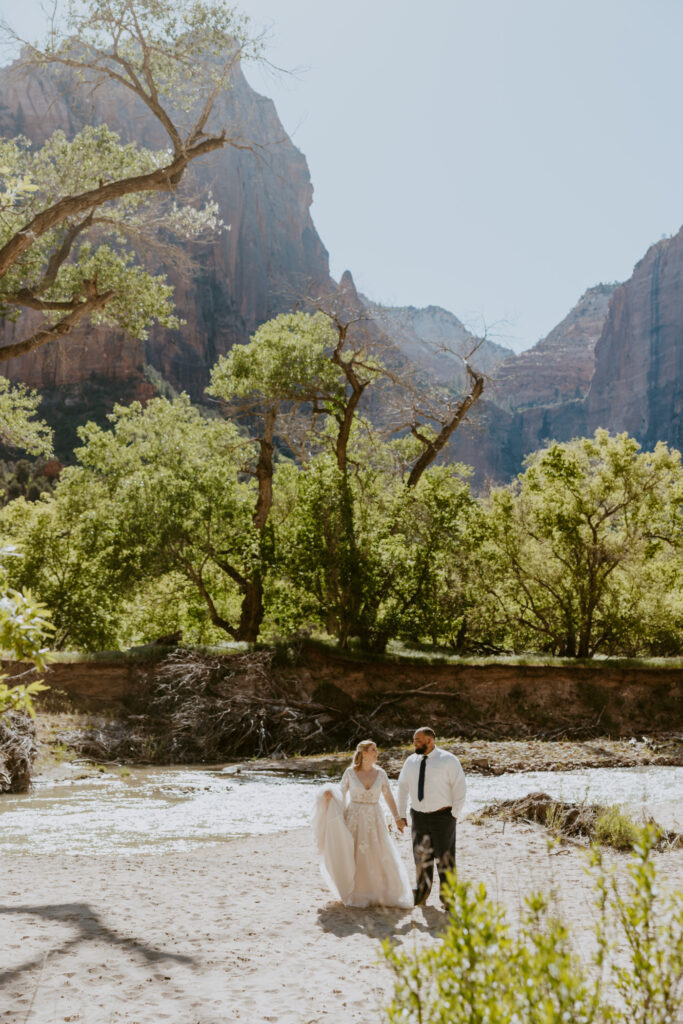 Whitney and Trenton | Zion National Park Vow Renewal | Springdale, Utah | Emily Dawn Photo | Southern Utah Wedding and Elopement Photographer