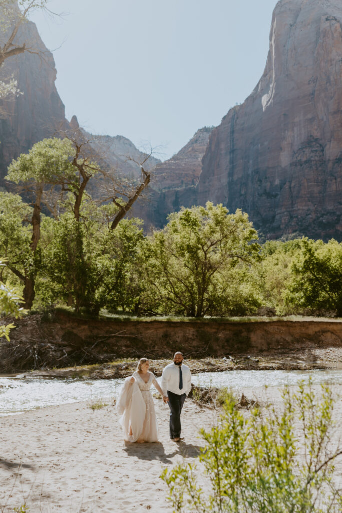 Whitney and Trenton | Zion National Park Vow Renewal | Springdale, Utah | Emily Dawn Photo | Southern Utah Wedding and Elopement Photographer