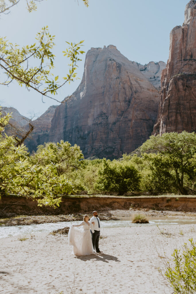 Whitney and Trenton | Zion National Park Vow Renewal | Springdale, Utah | Emily Dawn Photo | Southern Utah Wedding and Elopement Photographer