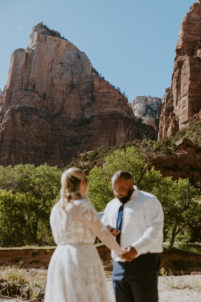 Whitney and Trenton | Zion National Park Vow Renewal | Springdale, Utah | Emily Dawn Photo | Southern Utah Wedding and Elopement Photographer