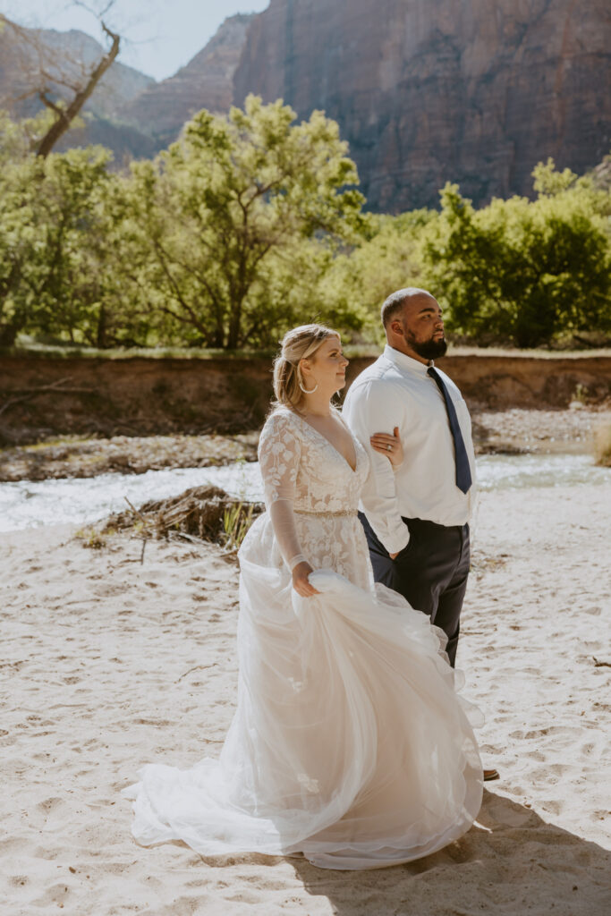 Whitney and Trenton | Zion National Park Vow Renewal | Springdale, Utah | Emily Dawn Photo | Southern Utah Wedding and Elopement Photographer