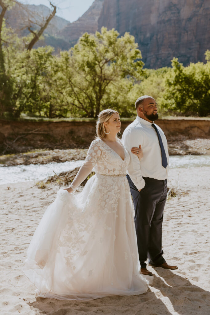 Whitney and Trenton | Zion National Park Vow Renewal | Springdale, Utah | Emily Dawn Photo | Southern Utah Wedding and Elopement Photographer