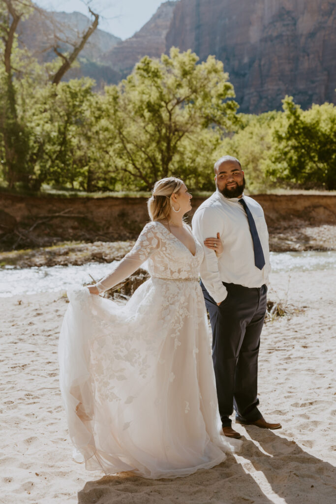 Whitney and Trenton | Zion National Park Vow Renewal | Springdale, Utah | Emily Dawn Photo | Southern Utah Wedding and Elopement Photographer