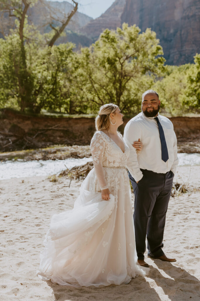 Whitney and Trenton | Zion National Park Vow Renewal | Springdale, Utah | Emily Dawn Photo | Southern Utah Wedding and Elopement Photographer