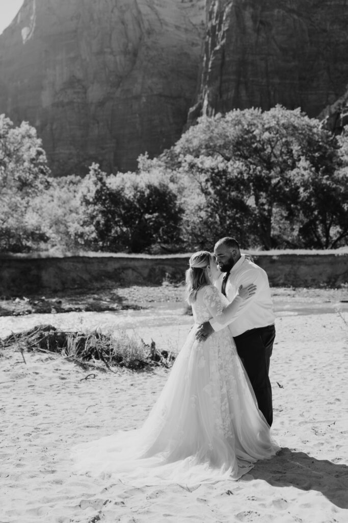 Whitney and Trenton | Zion National Park Vow Renewal | Springdale, Utah | Emily Dawn Photo | Southern Utah Wedding and Elopement Photographer