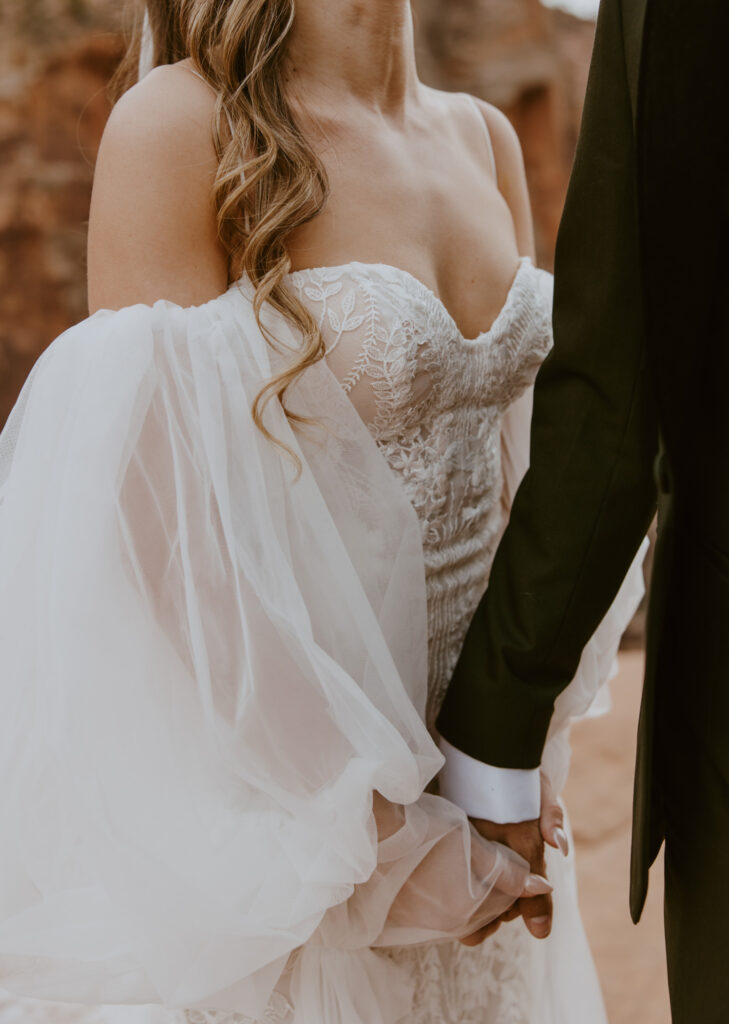 Christine and Ricky | Zion National Park Canyon Overlook Bridal Photos | Southern Utah Wedding and Elopement Photographer, Emily Dawn Photo