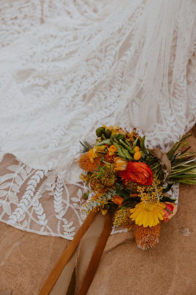 Christine and Ricky | Zion National Park Canyon Overlook Bridal Photos | Southern Utah Wedding and Elopement Photographer, Emily Dawn Photo