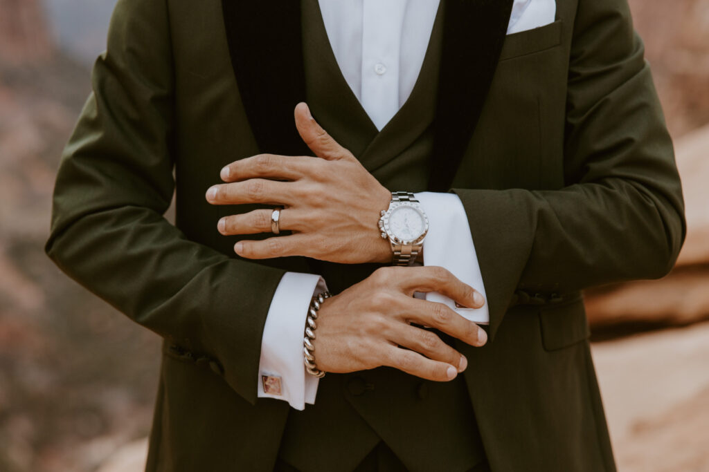 Christine and Ricky | Zion National Park Canyon Overlook Bridal Photos | Southern Utah Wedding and Elopement Photographer, Emily Dawn Photo