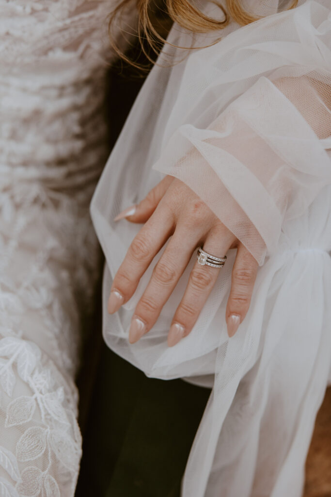 Christine and Ricky | Zion National Park Canyon Overlook Bridal Photos | Southern Utah Wedding and Elopement Photographer, Emily Dawn Photo