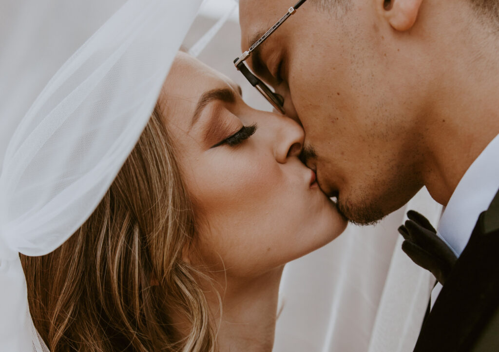 Christine and Ricky | Zion National Park Canyon Overlook Bridal Photos | Southern Utah Wedding and Elopement Photographer, Emily Dawn Photo