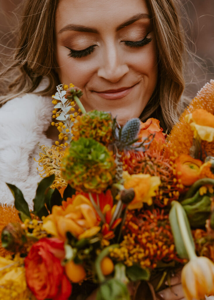 Christine and Ricky | Zion National Park Canyon Overlook Bridal Photos | Southern Utah Wedding and Elopement Photographer, Emily Dawn Photo