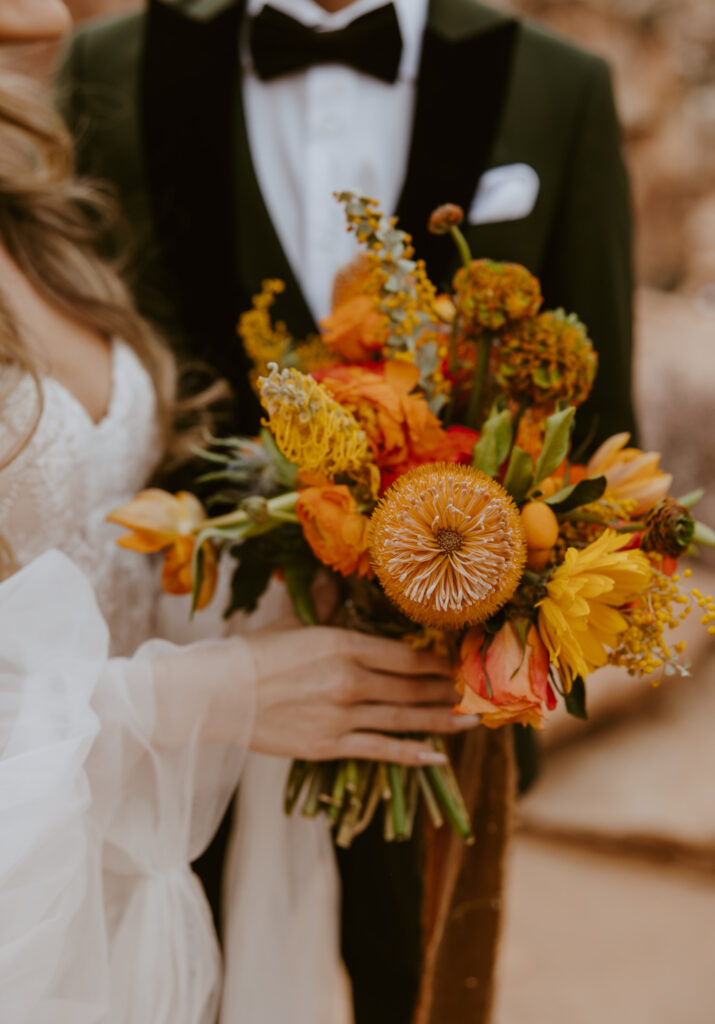 Christine and Ricky | Zion National Park Canyon Overlook Bridal Photos | Southern Utah Wedding and Elopement Photographer, Emily Dawn Photo