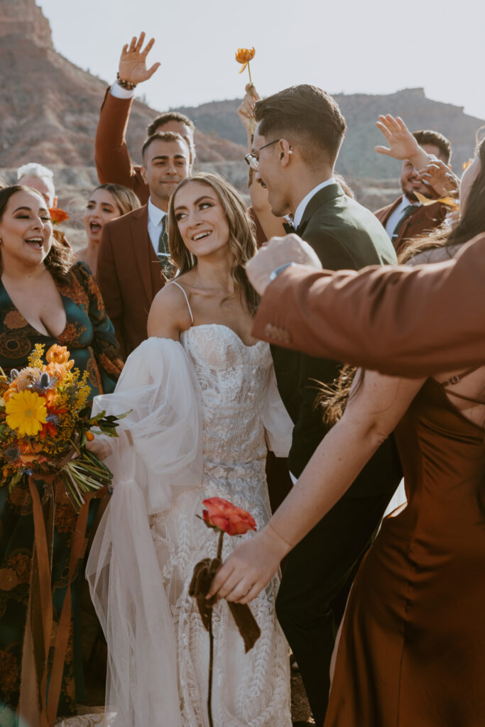 Christine and Ricky Wedding | Zion Red Rock Villa | Rockville, Utah | Emily Dawn Photo | Southern Utah Wedding and Elopement Photographer