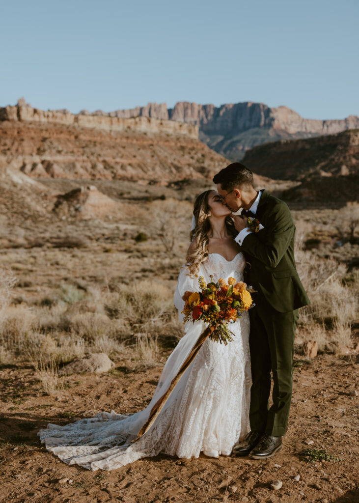 Christine and Ricky Wedding | Zion Red Rock Villa | Rockville, Utah | Emily Dawn Photo | Southern Utah Wedding and Elopement Photographer