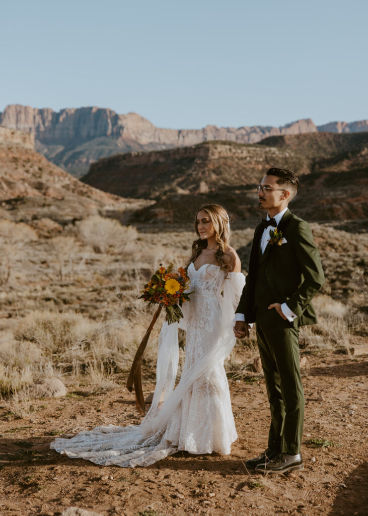 Christine and Ricky Wedding | Zion Red Rock Villa | Rockville, Utah | Emily Dawn Photo | Southern Utah Wedding and Elopement Photographer